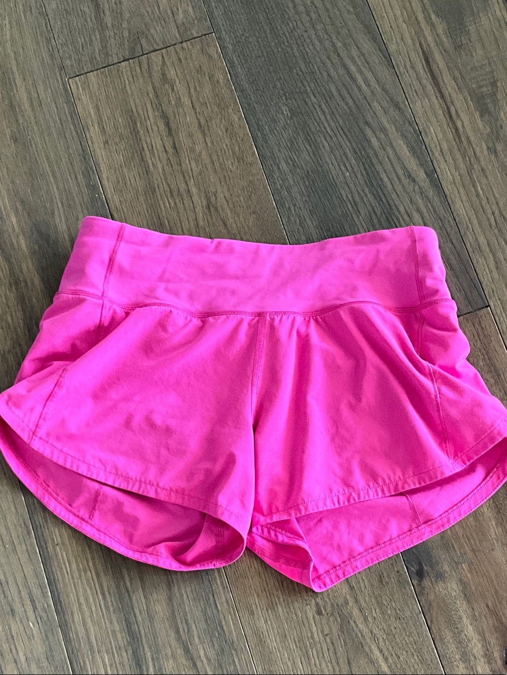 lululemon athletica Neon Pink Athletic Shorts